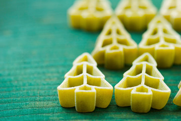 Christmas tree pasta