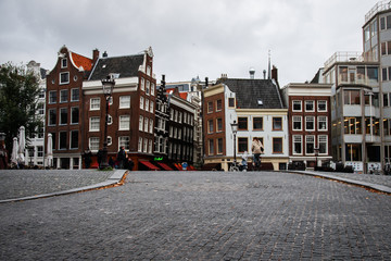 Fototapeta na wymiar an good old amsterdam view