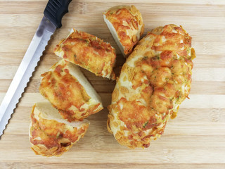 fresh baked garlic cheese bun in malaysia