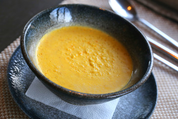 Photo background bright macro beautiful millet porridge