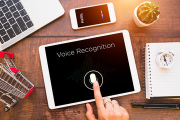 Voice recognition, Machine Learning.