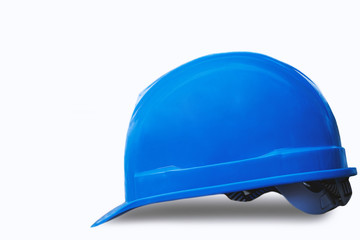 Engineer hat on white background.