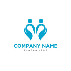 Simple minimalistic modern professional logo design of organic vector EPS illustrator template