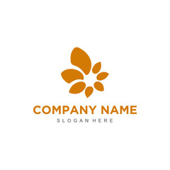 Obraz premium Simple minimalistic modern professional logo design of organic vector EPS illustrator template