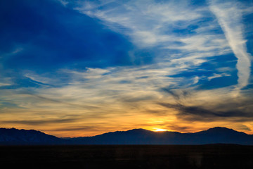 sunset sky