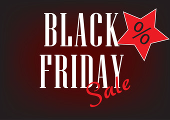 Black Friday Sale Abstract Background. Vector Banner.