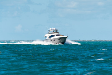 Yacht In The Florida Keys - obrazy, fototapety, plakaty