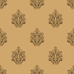 Retro seamless pattern illustration