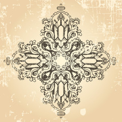 vintage ornament vector illustration