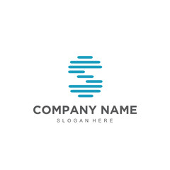 letter s logo design vector