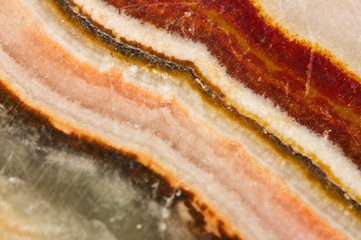 Beautiful Onyx Crystal Surface. Macro. Natural mineral background