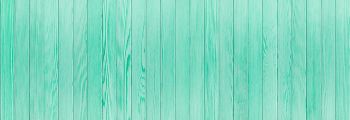 Fototapeta na wymiar Green Wood Banner , Wood Texture Background Top View