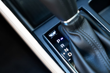 Automatic transmission gear lever, gear shift, car interior