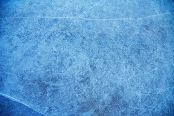 Blue Ice Texture Background with Crystal Surface