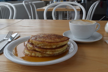 Pancakes au sirop d'erable