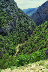Fototapeta na wymiar Scenic mountain landscape. National Park in Croatia