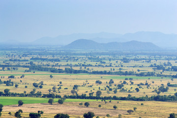 panoramic view of the village