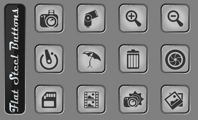 Photography Silhouette Icons