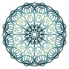 Modern Decorative floral color mandala. Super vector round Shapes. Vector illustration.