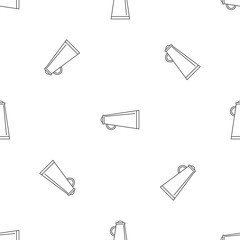Bullhorn pattern seamless vector repeat geometric for any web design