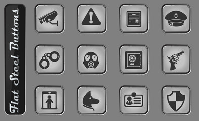 Security icon set