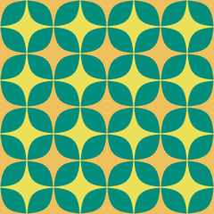 Abstract seamless vector mesh background. Vintage geometric pattern in cells and rhombuses