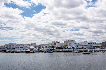 Fototapeta premium Villanova port harbour Marina Ostuni on the Adriatic sea