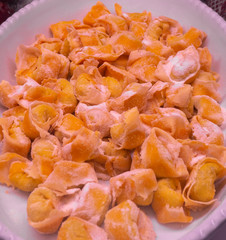 A kind of ravioli, a traditional food of Italy