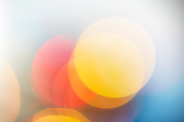 abstract defocused spots Christmas lighting.