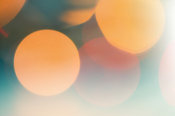 abstract defocused spots Christmas lighting.
