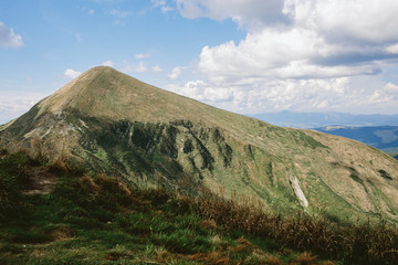 Fototapeta premium landscape with mountains and clouds