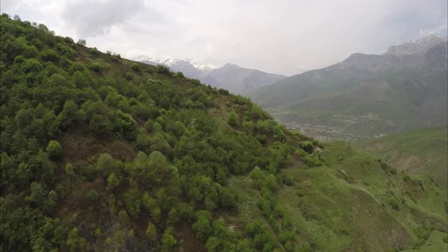Caucasus. Ossetia. Kurtat Gorge. Fiagdon hollow.