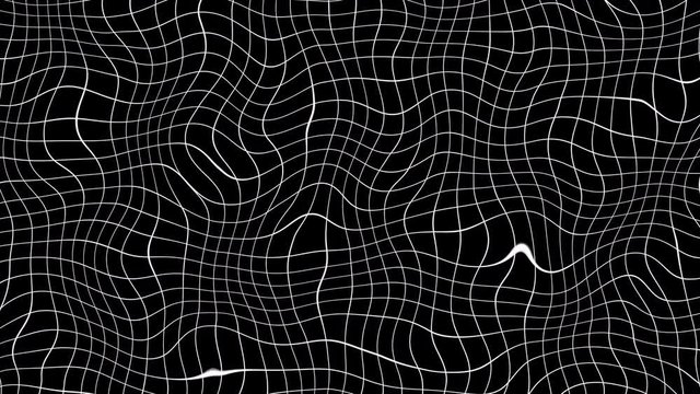 Deforming grid, loopable motion background