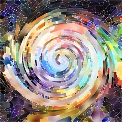 Rolgordijnen Synergies of Spiral Color © agsandrew