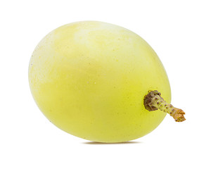 Fresh grapes isolated on white background with clipping pass