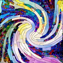 Deurstickers Return of Spiral Color © agsandrew
