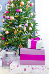 New Year sweet home interioir decoration