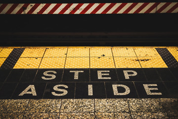 Step aside, platform marking