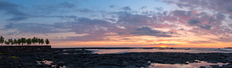 The Beach at Pu'uhonua O Honaunau, the Big Island, Hawaii