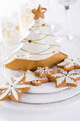 Traditional Gingerbread cookies for Christmas