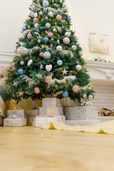 New Year sweet home interioir decoration