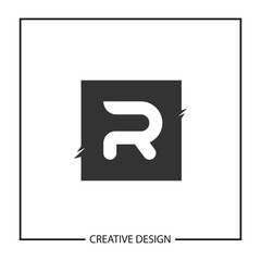 Initial Letter R Logo Template Vector Design