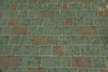 gray brown stone texture from dirty paving tiles