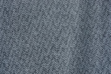 gray black striped fabric texture of a piece of wool
