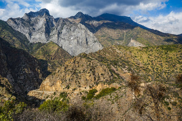 Mountains in Sequoia National Park, California, USA
