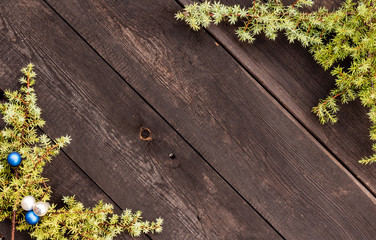  Christmas background with decorations