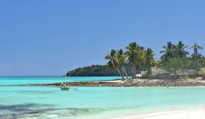 Tropical island paradise in Madagascar