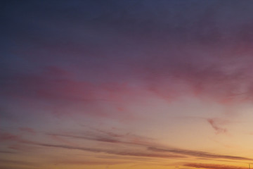 Mutli Colored Clouds at Sunset, Cloud Texture - Stock image