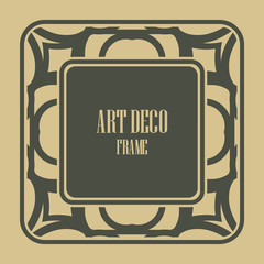 Art Deco Border Frame