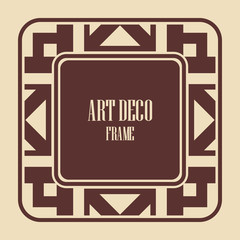 Art Deco Border Frame